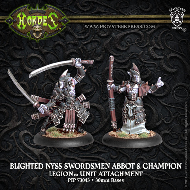 Blighted Swordsmen Abbot & Champion Unit Attachment