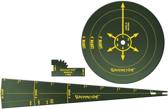Warmachine Template Set