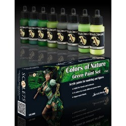 COLORS of NATURE Green Paint Set