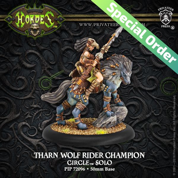 Tharn Wolf Rider Champion (special order)