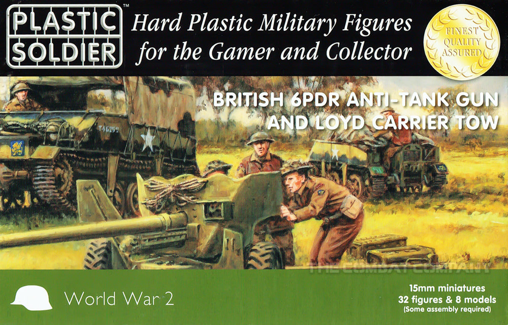 British 6 pdr and Loyd Carrier