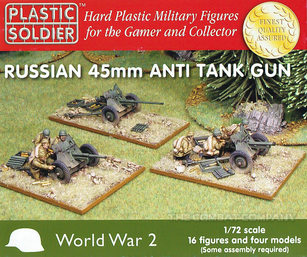 Soviet 45mm Anti Tank Guns - 1/72nd