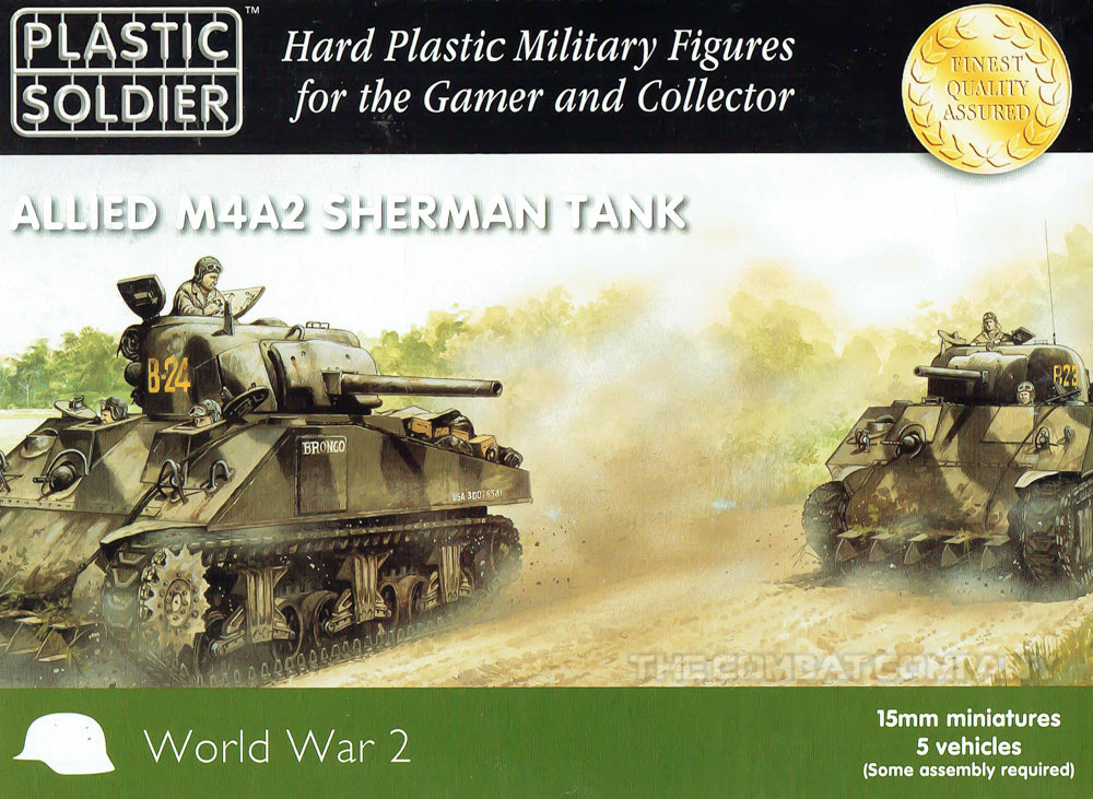 Allied M4A2 Sherman Tank (5pcs)