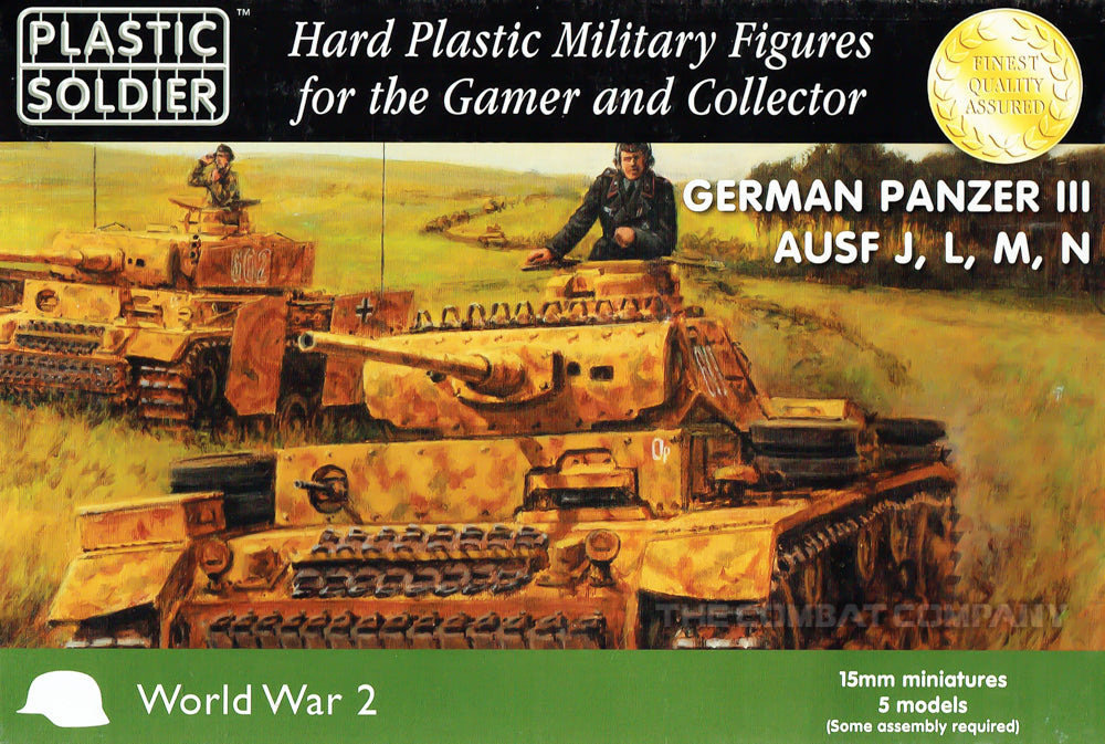 German Panzer III J,L,M,N (5pcs)