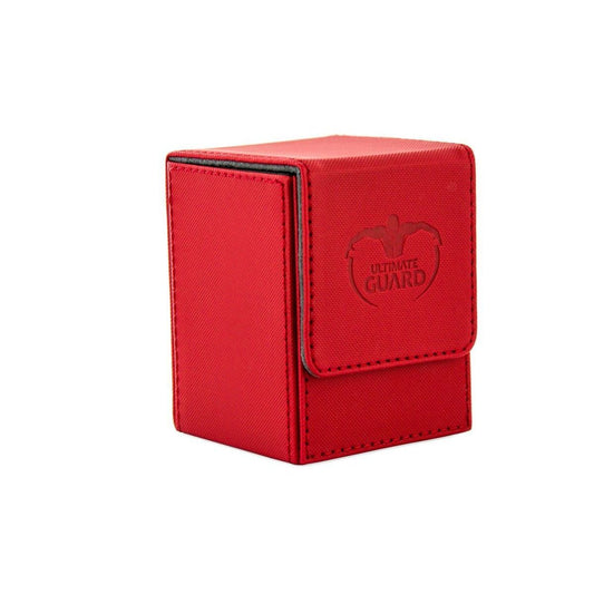 Ultimate Guard Flip Deck Case 100+ Standard Size XenoSkin Red Deck Box