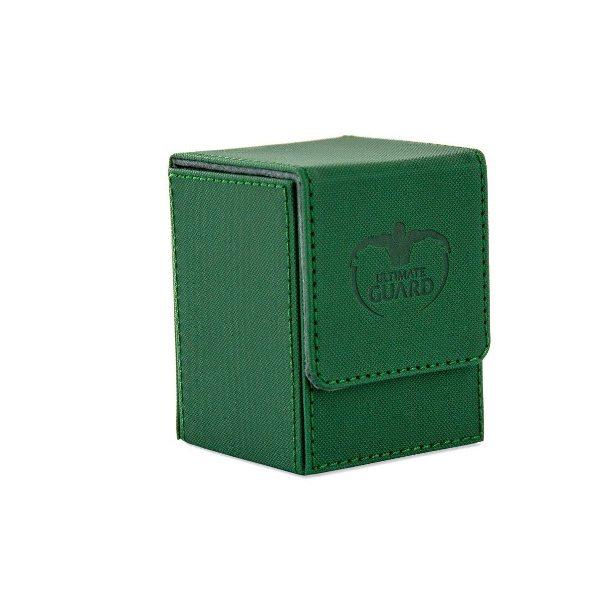 Ultimate Guard Flip Deck Case 100+ Standard Size XenoSkin Green Deck Box