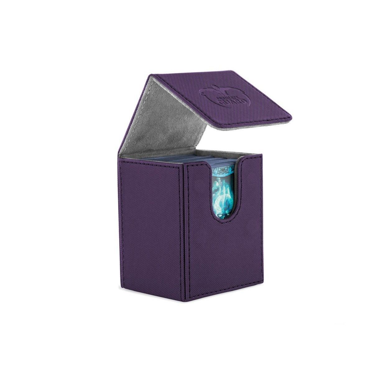 Ultimate Guard Flip Deck Case 100+ Standard Size XenoSkin Purple Deck Box