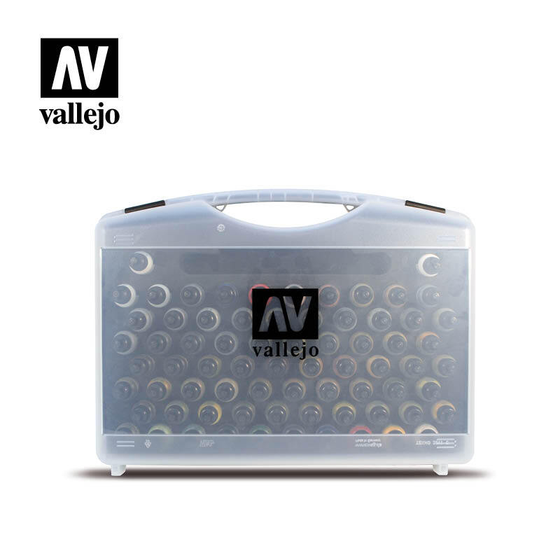 72 Basic colours set + Brushes Plastic Case
