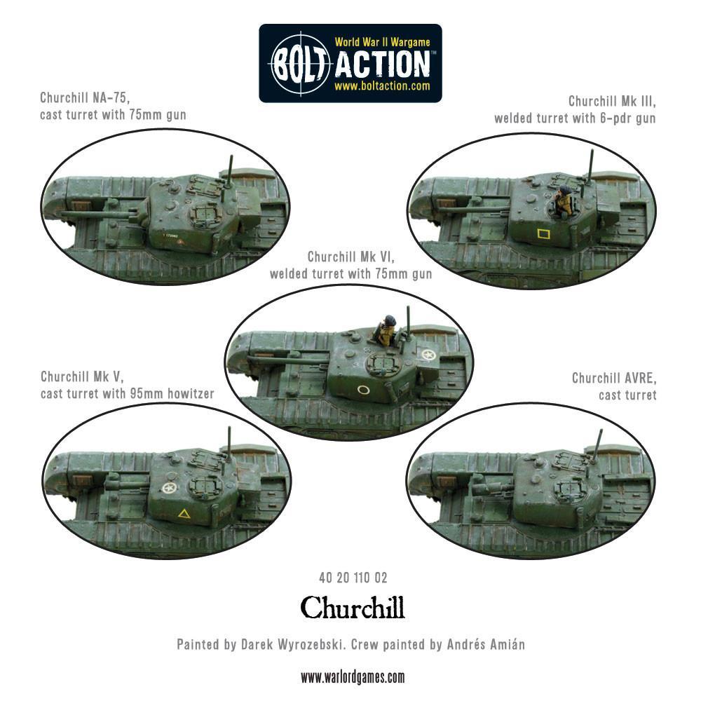 British Churchill Tank Troop