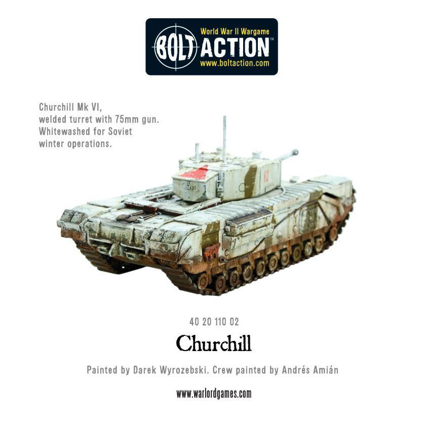 British Churchill Tank Troop