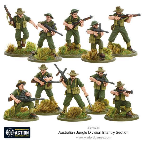 Australian Jungle Division Infantry Section Pacific Box