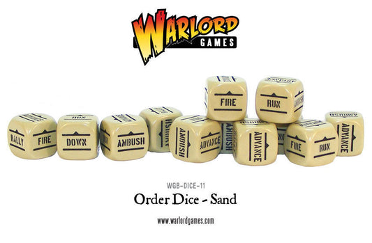 Order Dice - Sand