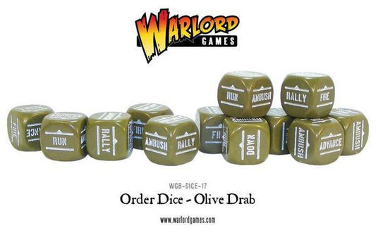 Order Dice - Olive Drab