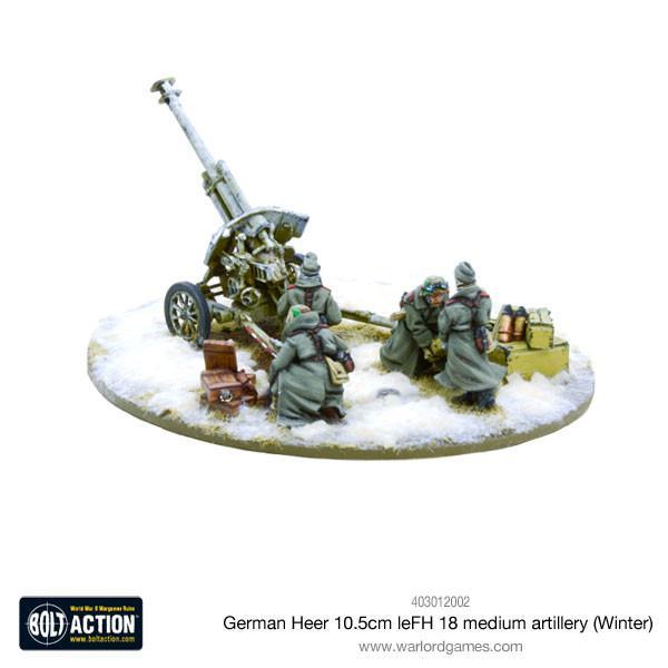 Heer 10.5cm LeFH 18 Medium Artillery (Winter)