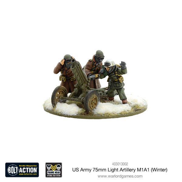 American 75mm Light Artillery M1A1 (Winter)
