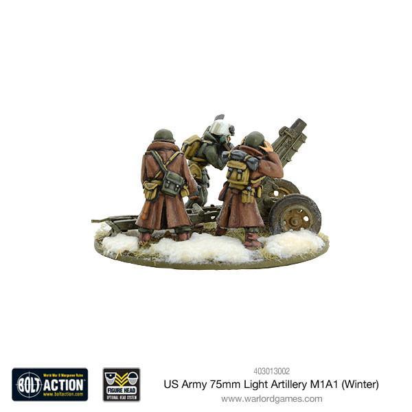 American 75mm Light Artillery M1A1 (Winter)