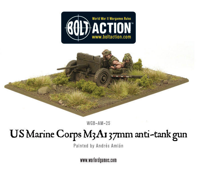 AM-25 USMC M3A1 37mm Anti-tank Gun