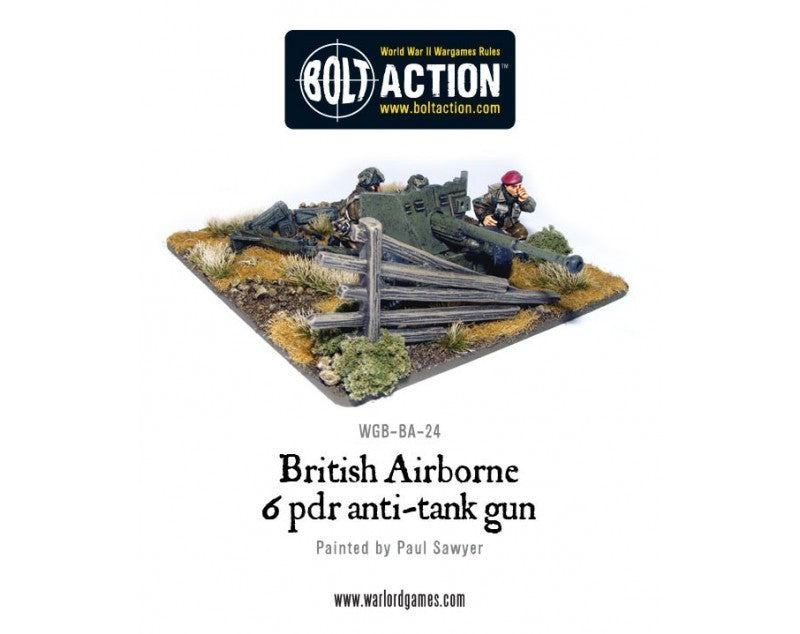 BA-24 British Airborne Six Pounder AT Gun