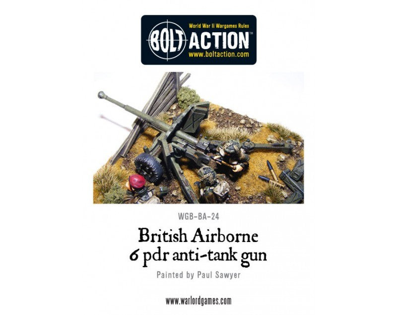 BA-24 British Airborne Six Pounder AT Gun