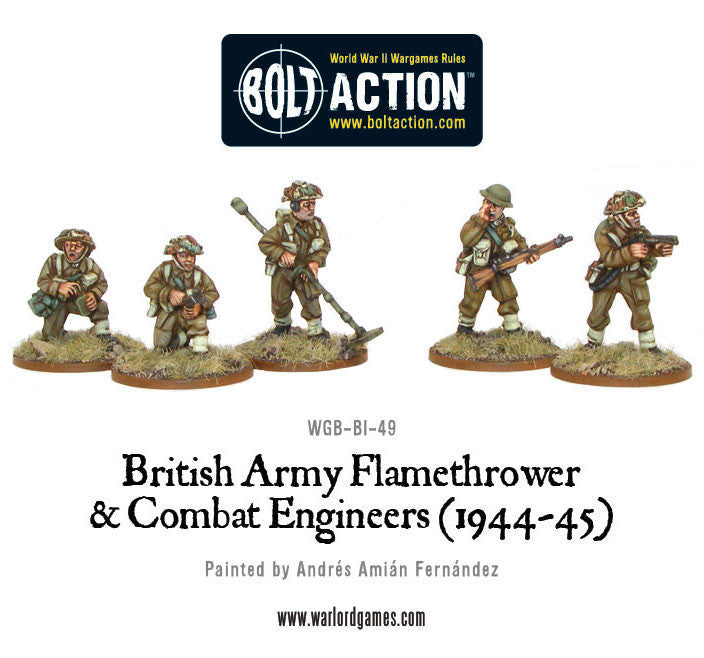BI-49 British Combat Engineers and Flame Thrower
