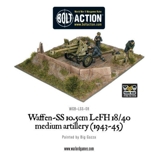 LSS-08 German Waffen-SS 10.5cm LeFH 18/40 Medium Artillery