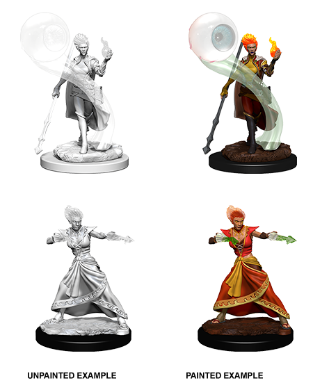 Fire Genasi Female Wizard