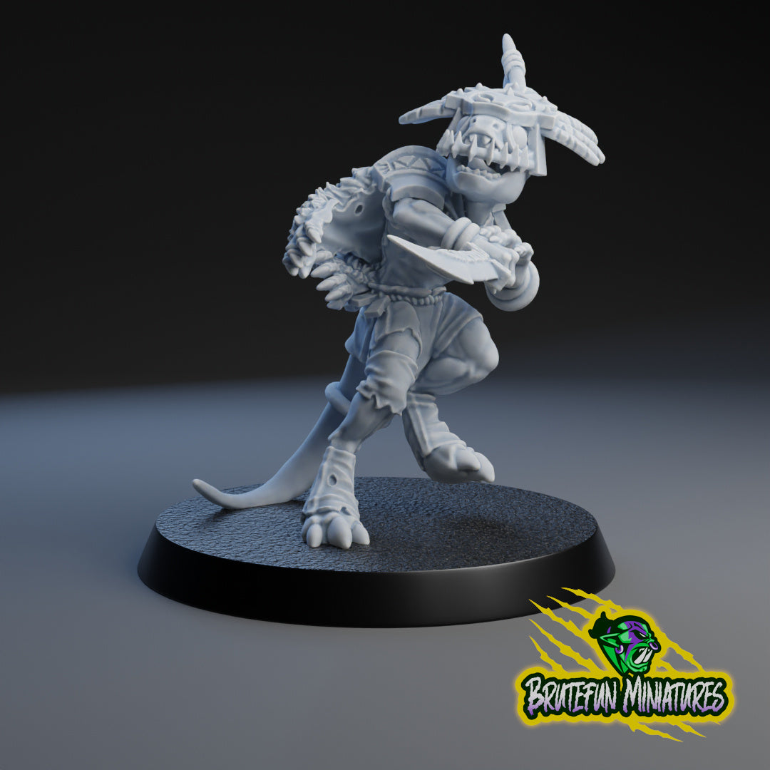 28mm Lizard Twin Star Players