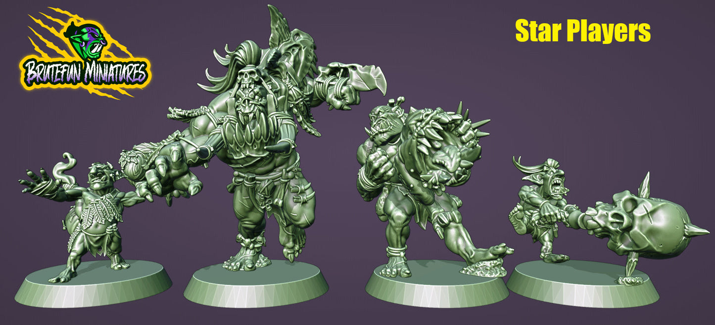 28mm Savage Orc Team