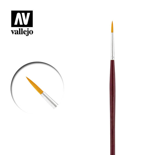 Vallejo Brushes - Detail - Round Synthetic Brush N0. 5/0