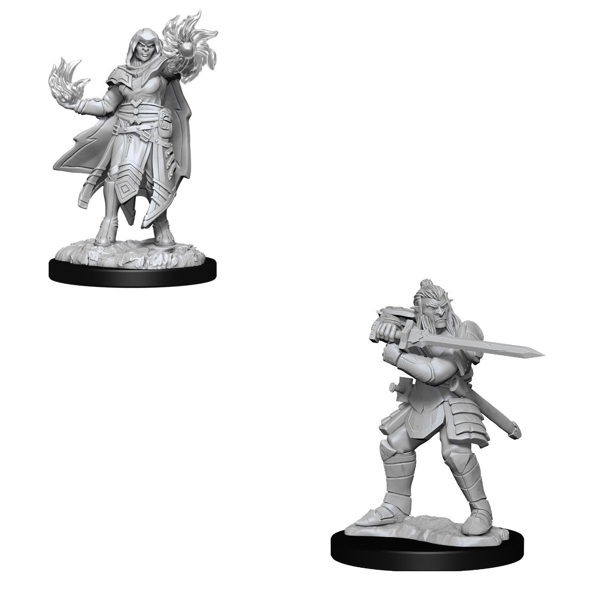 Hobgoblin Fighter Male & Hobgoblin Wizard Female