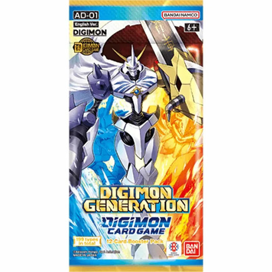 Digimon Card Game: Advanced Booster Display – Digimon Generation [AD-01] (Pre-Order)