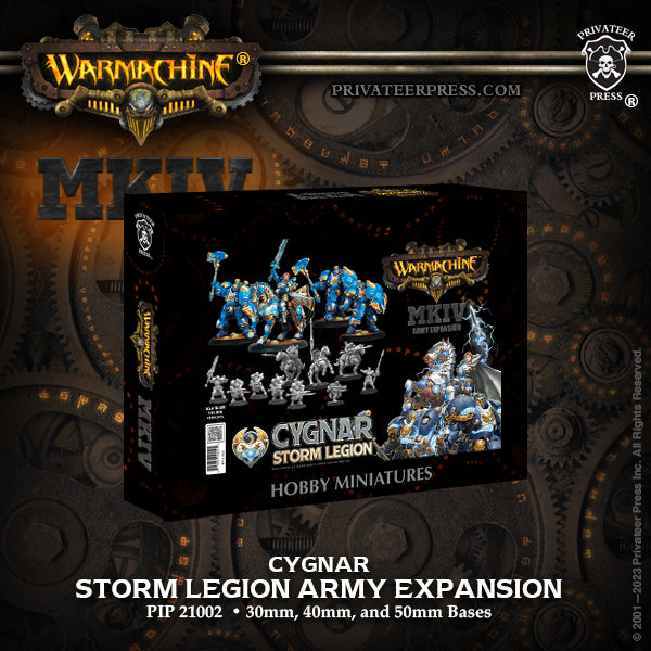 Cygnar Storm Legion Army Expansion