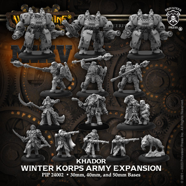 Khador Winter Korps Army Expansion