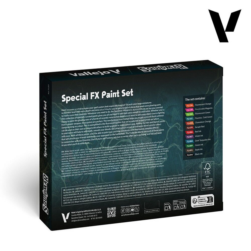Vallejo - Squidmar Miniatures - Special FX Paint Set