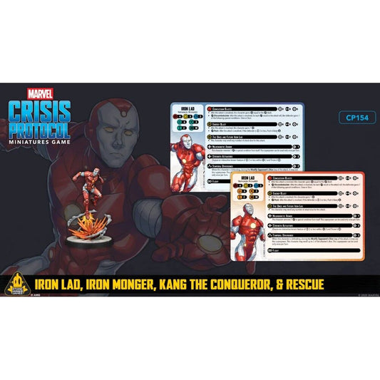 Iron Lad, Iron Monger, Kang the Conqueror & Rescue (Pre-Order 26/3/26)
