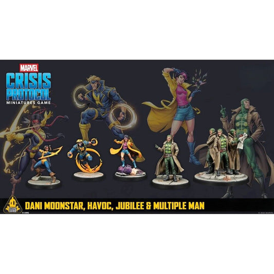 Crisis Protocol – Dani Moonstar, Jubilee, Multiple Man & Havok (Pre-Order 2/10/26)