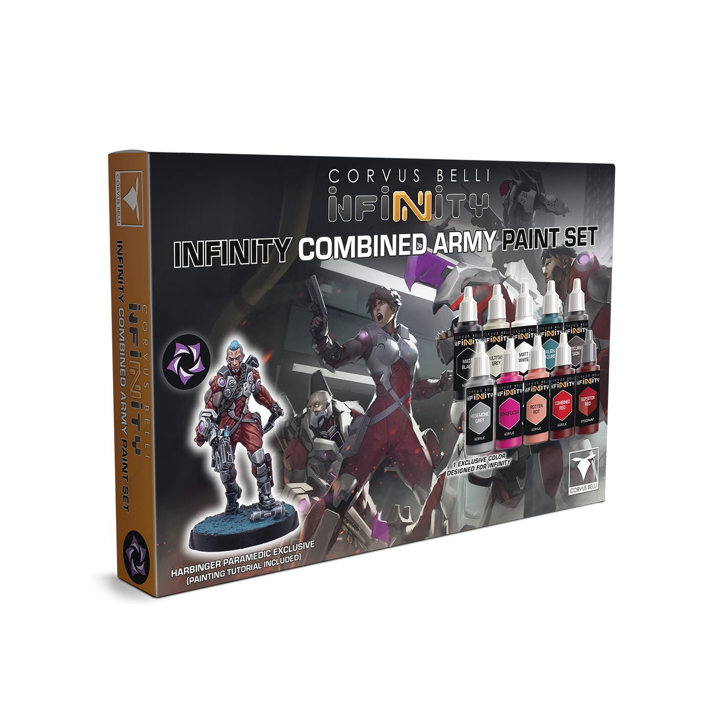 Infinity Combined Army Paint Set Harbinger Paramedic exclusive (Pre-Order 28/11/25)