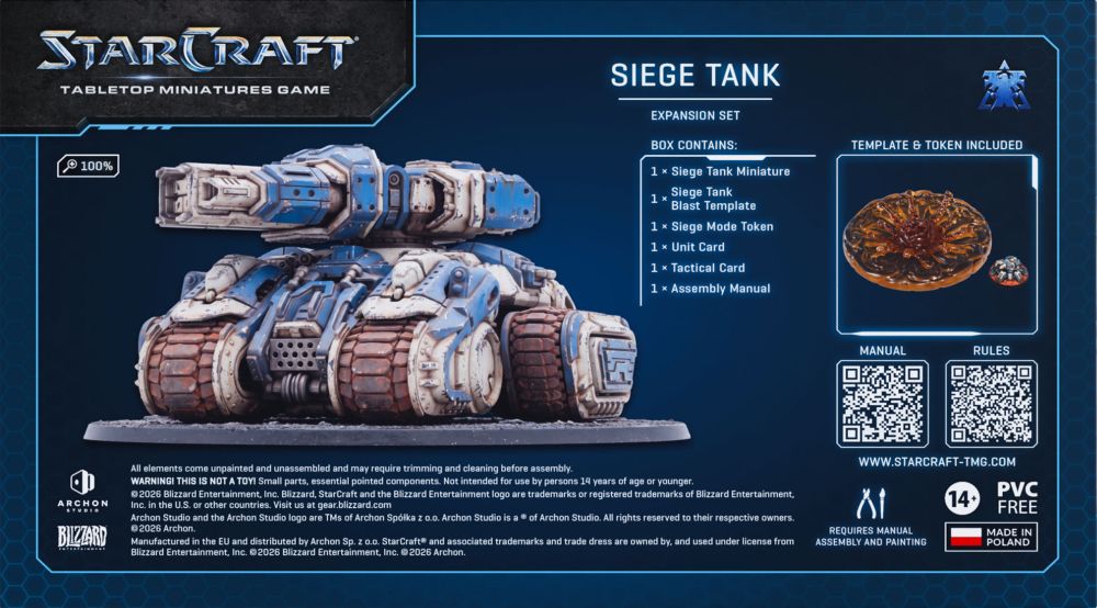 StarCraft: Siege Tank (Pre-Order October)