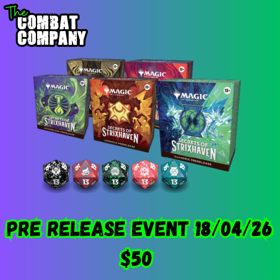 TCC Secrets Of Strixhaven Prerelease 18/04/26