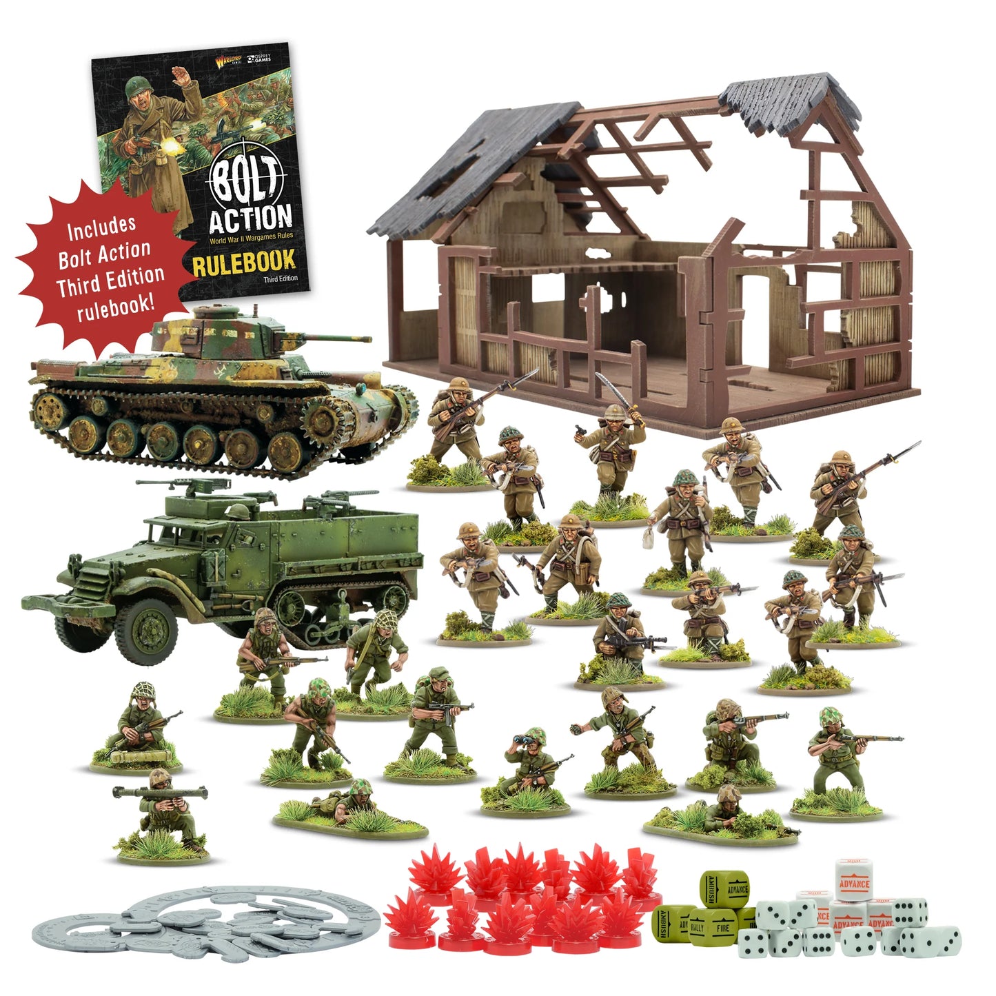 Bolt Action Starter Set–Island Assault! (Third Edition) (Pre-Order)