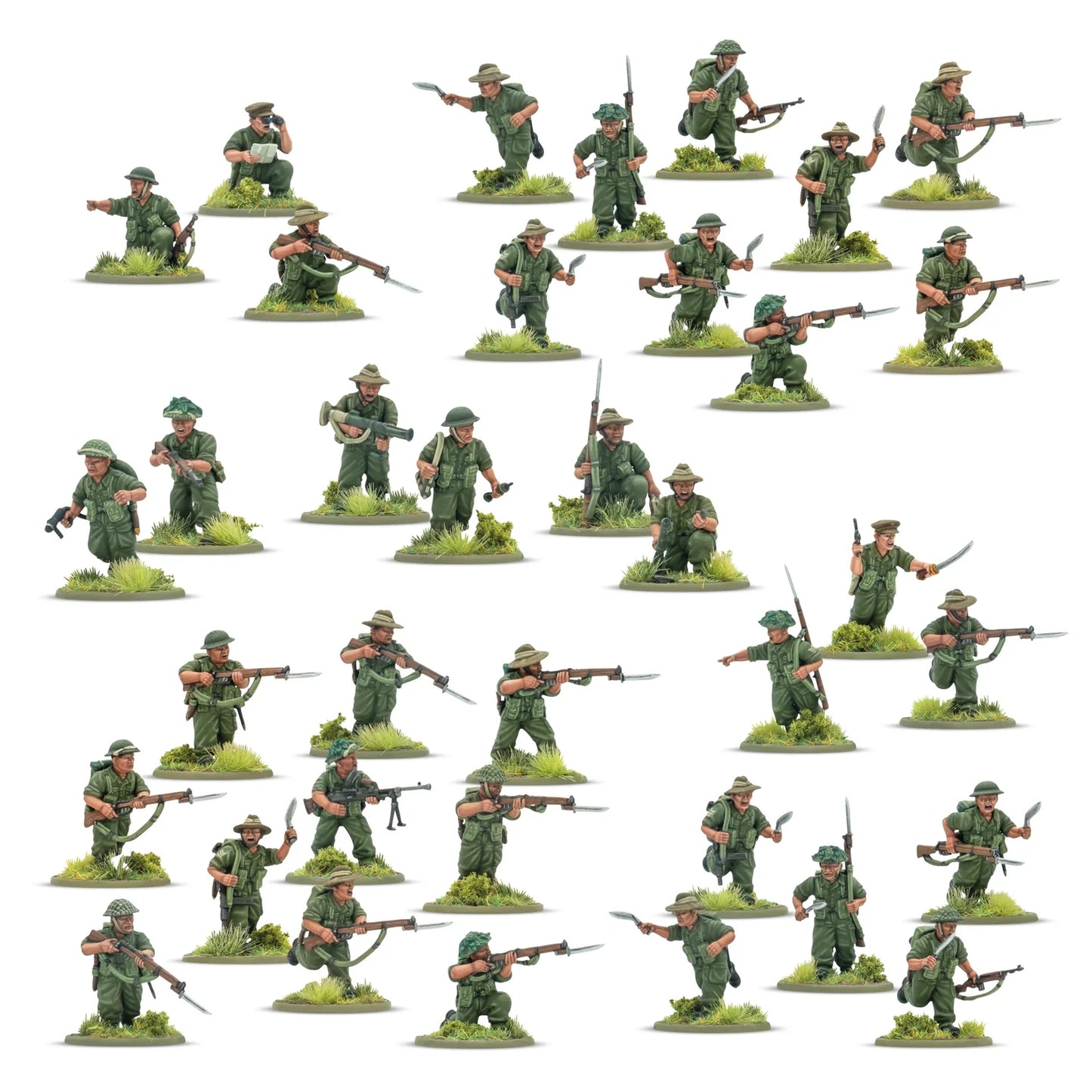 Bolt Action - Gurkha Infantry Platoon (Pre-Order July)
