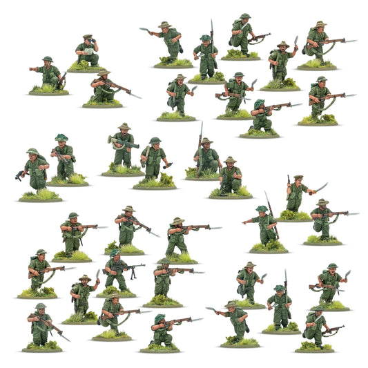 Bolt Action - Gurkha Infantry Platoon (Pre-Order July)