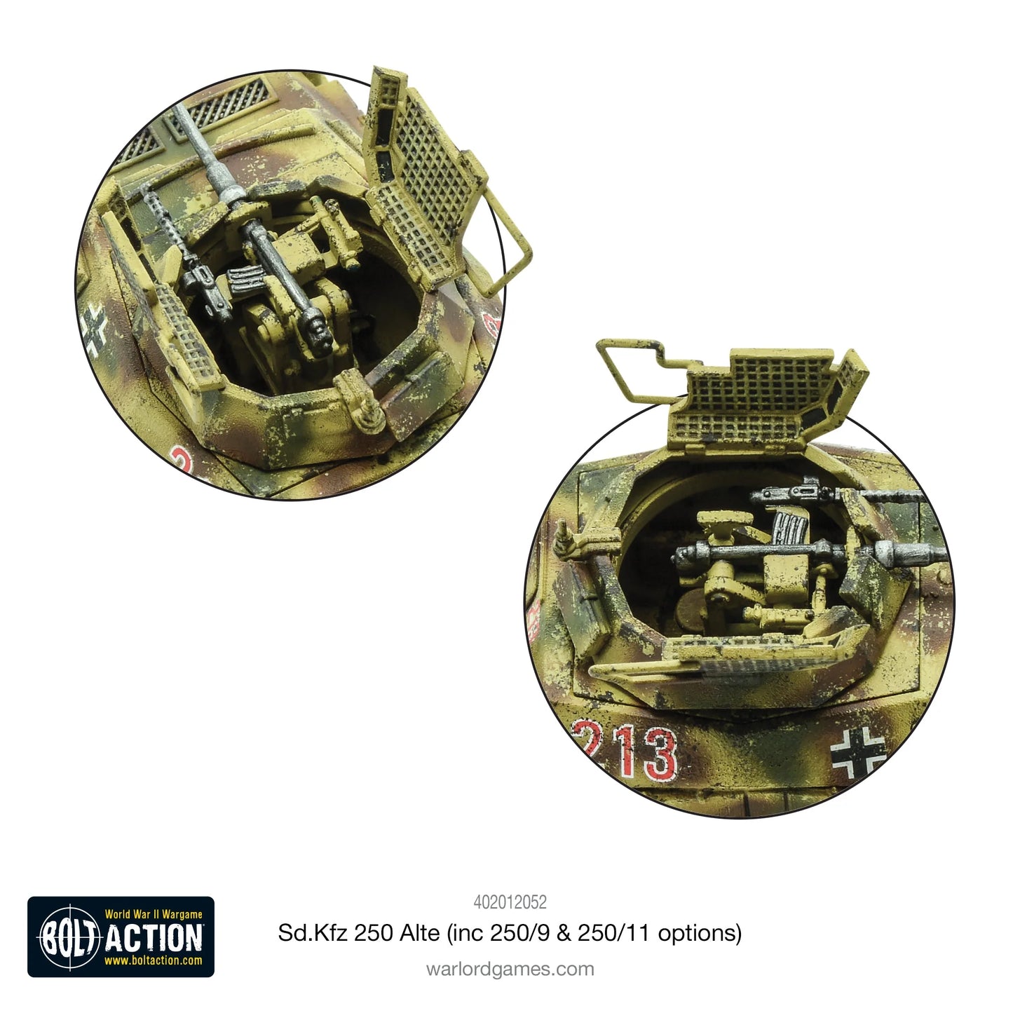 Sd.Kfz 250 (Alte) Half-Track (Options For 250/1, 250/9 & 250/11 Variants) (Box)
