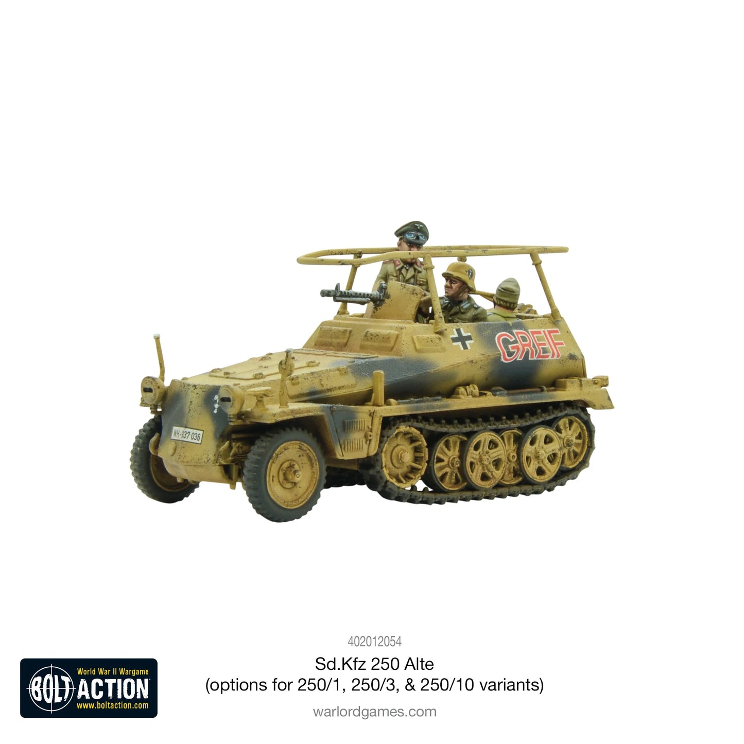 Sd.Kfz 250 (Alte) half-track (options to make 250/1, 250/3 or 250/10 variants) (Box)