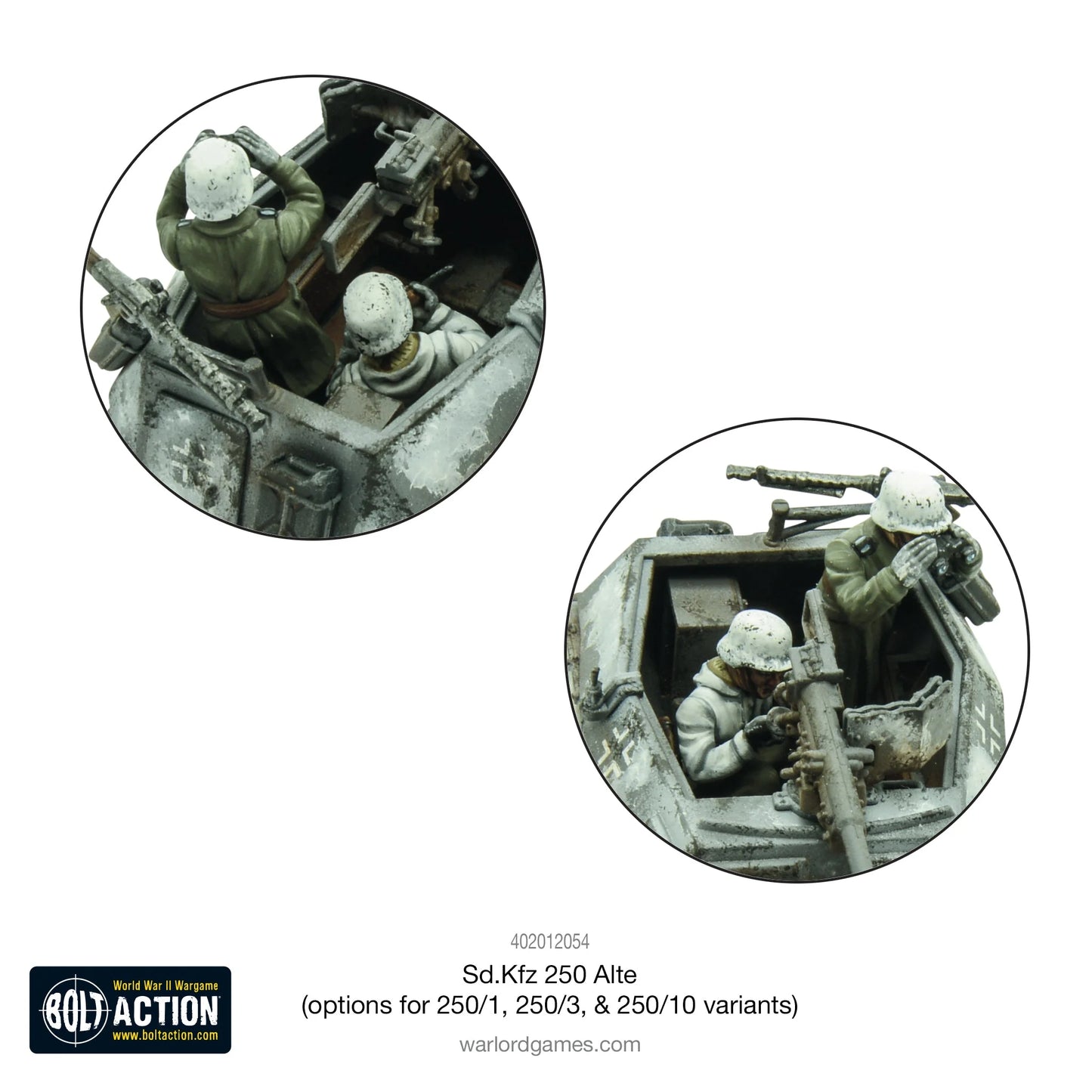 Sd.Kfz 250 (Alte) half-track (options to make 250/1, 250/3 or 250/10 variants) (Box)