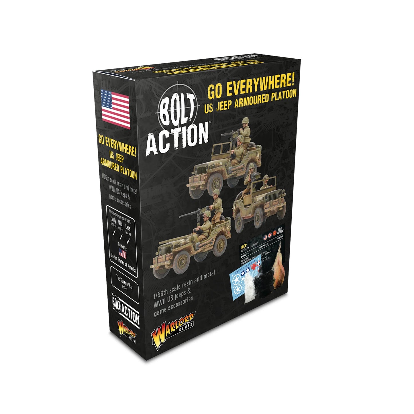 Go Everywhere! US Jeep Armoured Platoon (Pre-Order)