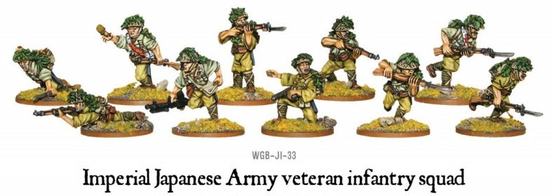 Imperial Japanese Army veteran infantry squad