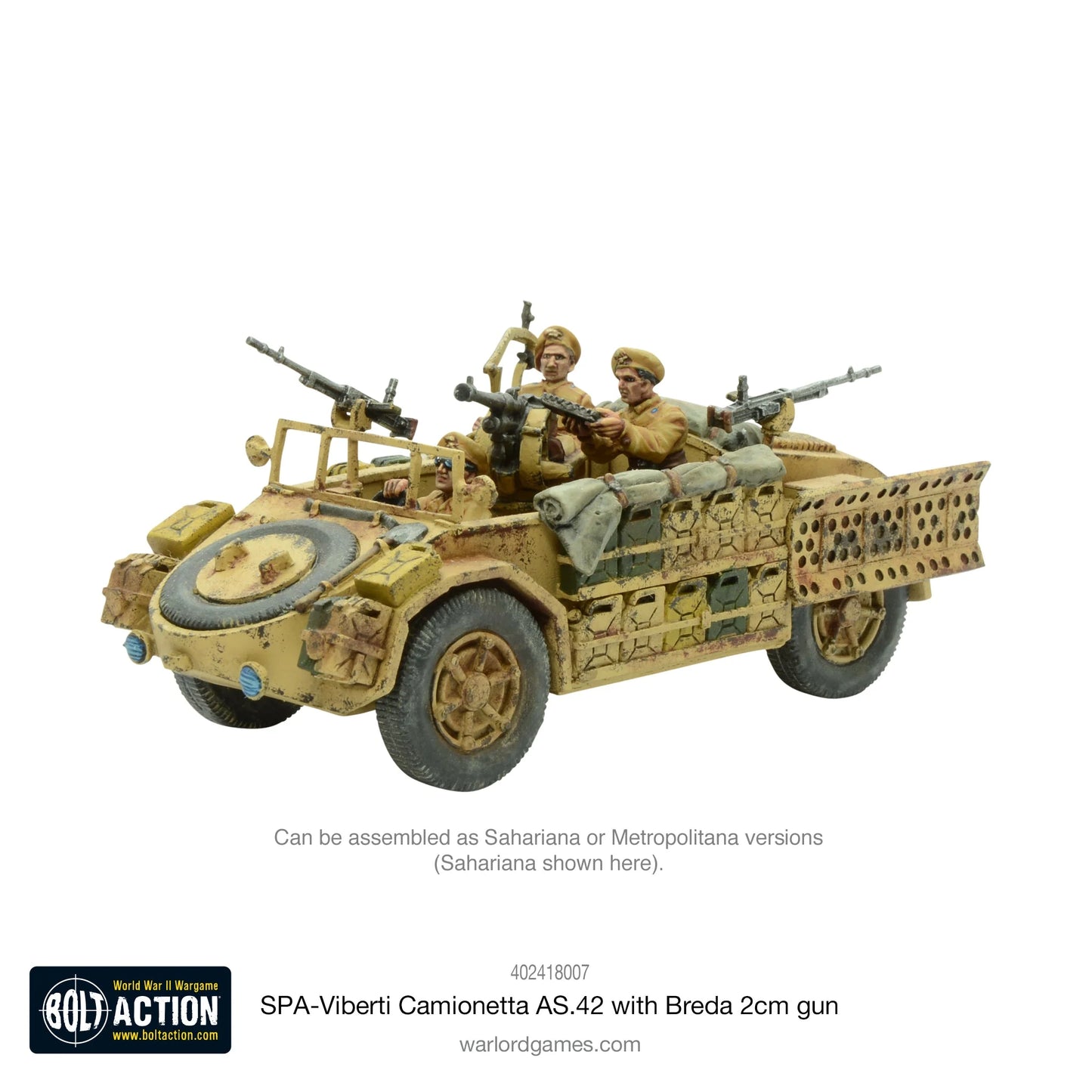 SPA-Viberti Camionetta AS. 42 with Breda 2cm gun (Special Order)