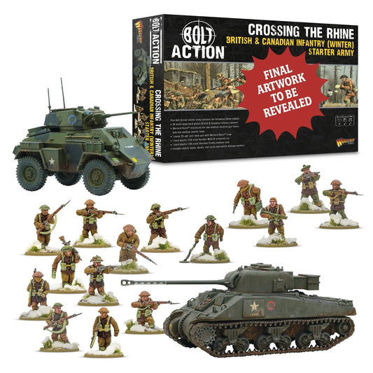 'Crossing the Rhine' - British & Canadian infantry (Winter) Starter Army (Pre-Order)