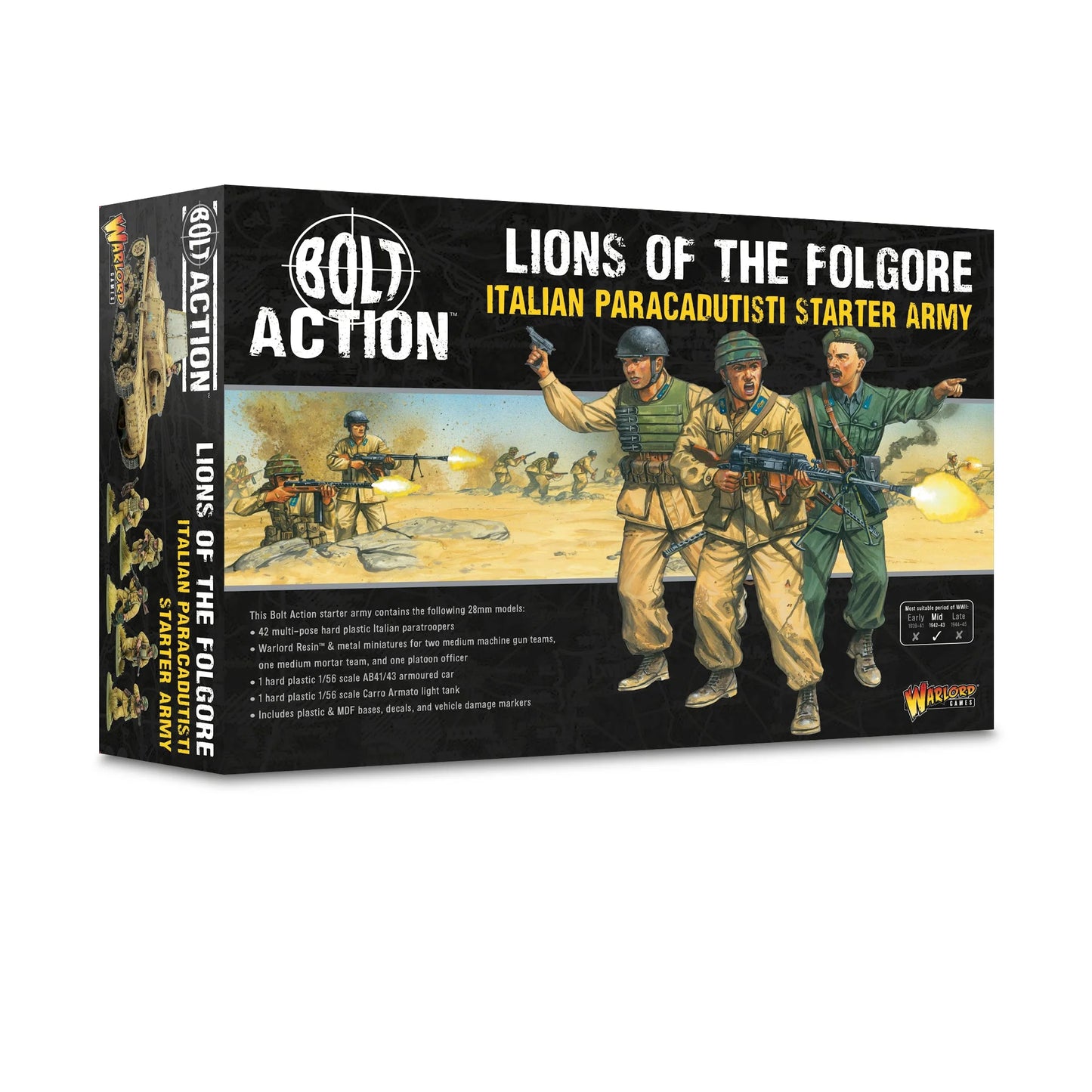 Lions of the Folgore - Italian Paracadutisti starter army (Pre-Order late April/early May)
